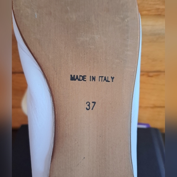 Ballerette COLONNA Leather Multicolor Toe Cap Ballet Flats - EU 37 / US 6.5 - Picture 12 of 13